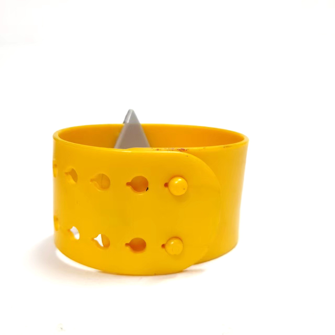 ปลอกข้อมือ อุลตร้าเบลสเลท ของอุลตร้าแมนแจ๊ค ขนาดตามรูป มือสองสภาพดี มีรอยบ้าง มีช่องปรับขนาดข้อมือได้