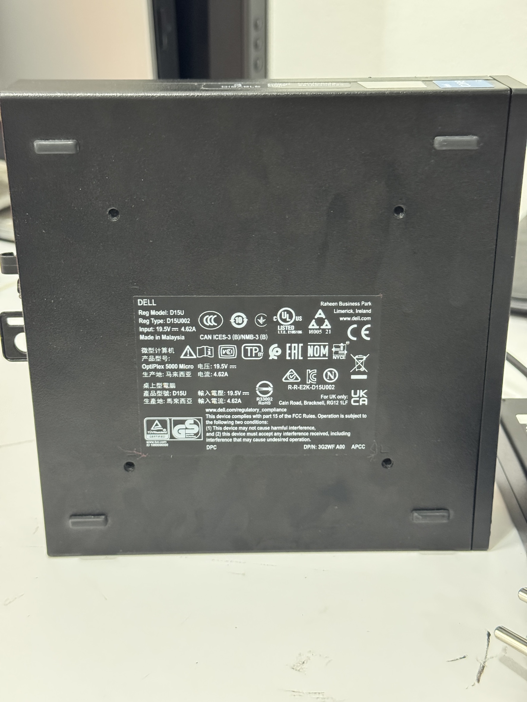 Mini PC Dell OptiPlex 5000 Micro(i3-12100T/16GB/M.2 256GB/HDD 1TB)+Adapter