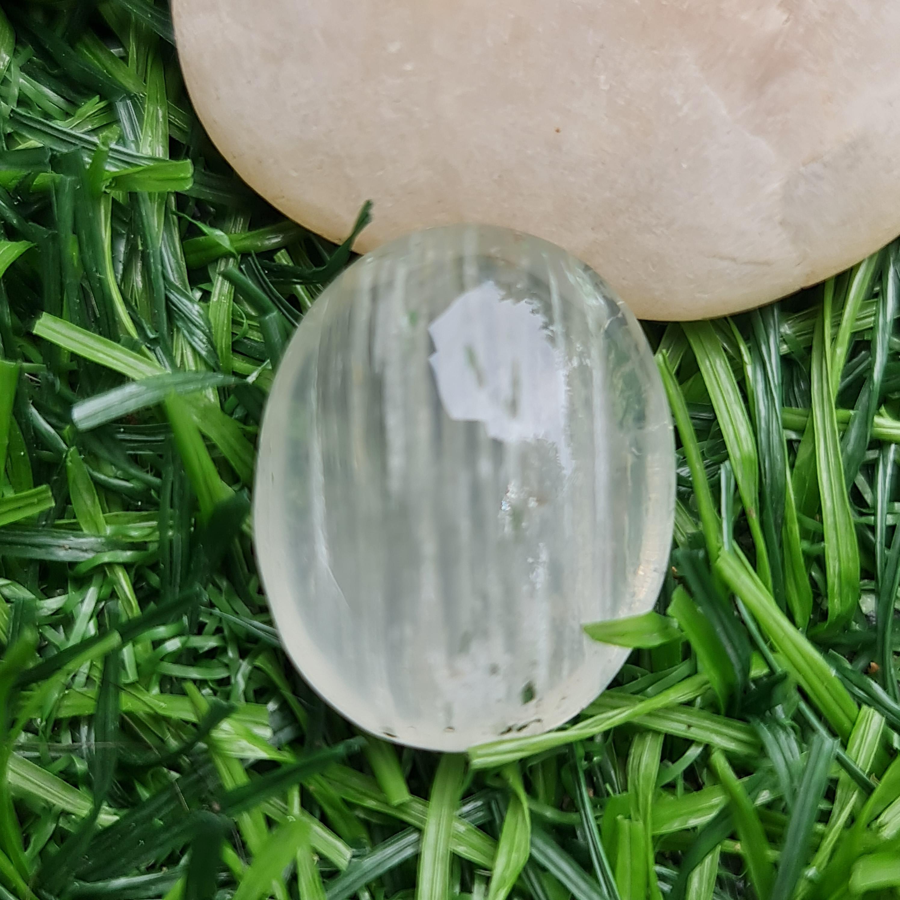 โป่งข่าม ควอตซ์ Rutilated Quartz 27.49 กะรัต Cts. พลอยแท้ อัญมณีมงคลประจําวันเกิด เครื่องประดับพลอย