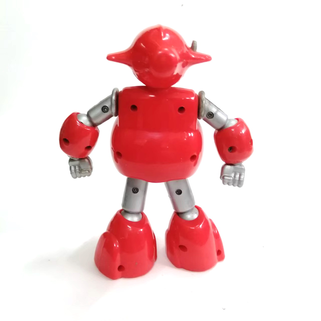 ขนาด 5.5 - 6 นิ้ว *** มีรอยชำรุดกระจกหาย ขาหลวมข้างหนึ่ง ฟิกเกอร์พลาสติก ไฮเปอร์บอต ไม่พบบ่อย มือสองของมีตามภาพ