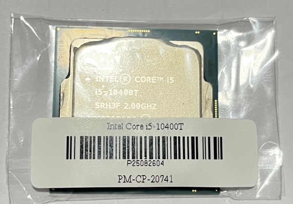 CPU i5-10400T มีเก้าตัว
