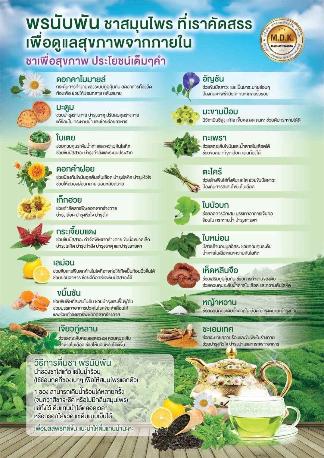 10 PV. ภีมชามรกต พรนับพัน ผสมผสานสมุนไพร 18 ชนิด ขนาด 25 ซอง 87 กรัม