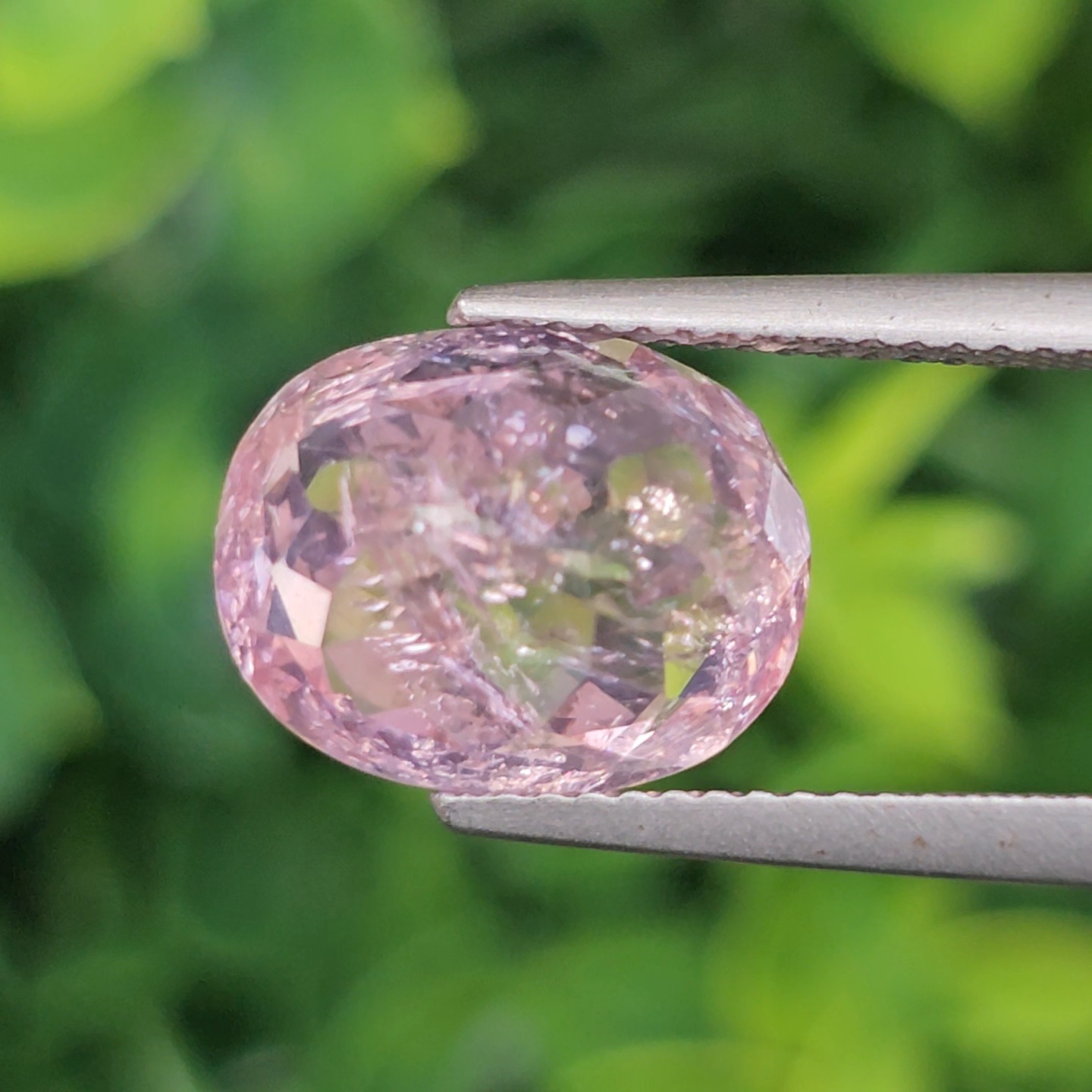 พลอย ทัวร์มารีน (Pink Tourmaline) 6.00 กะรัต (Cts.) อัญมณีมงคลประจําวันเกิด เครื่องประดับพลอย