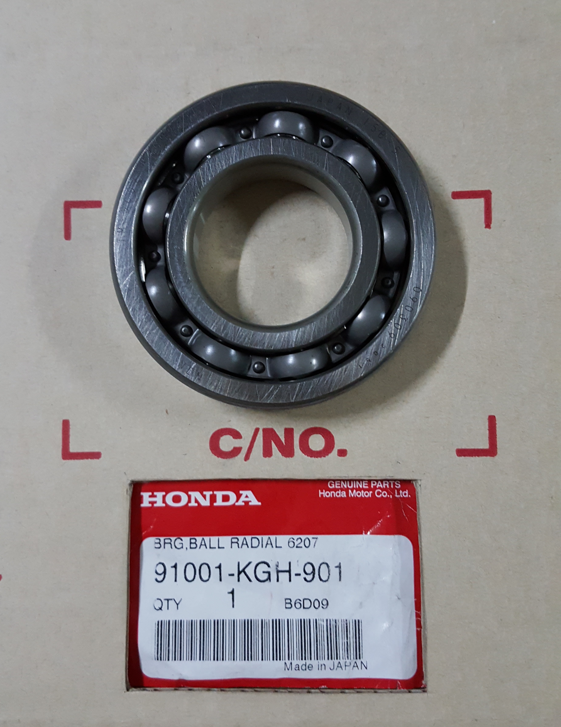 ลูกปืนข้างข้อเหวี่ยงเบอร์6207 โซนิค125M,C