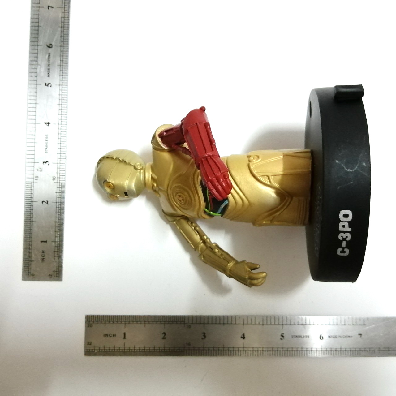 ท๊อปเปอร์ C3PO จาก สตาร์วอส์ EP.7 THE FORCE AWAKENS จาก Major Cineplex Exclusive Collection ขนาดตามรูป แขนขยับได้ สภาพดี