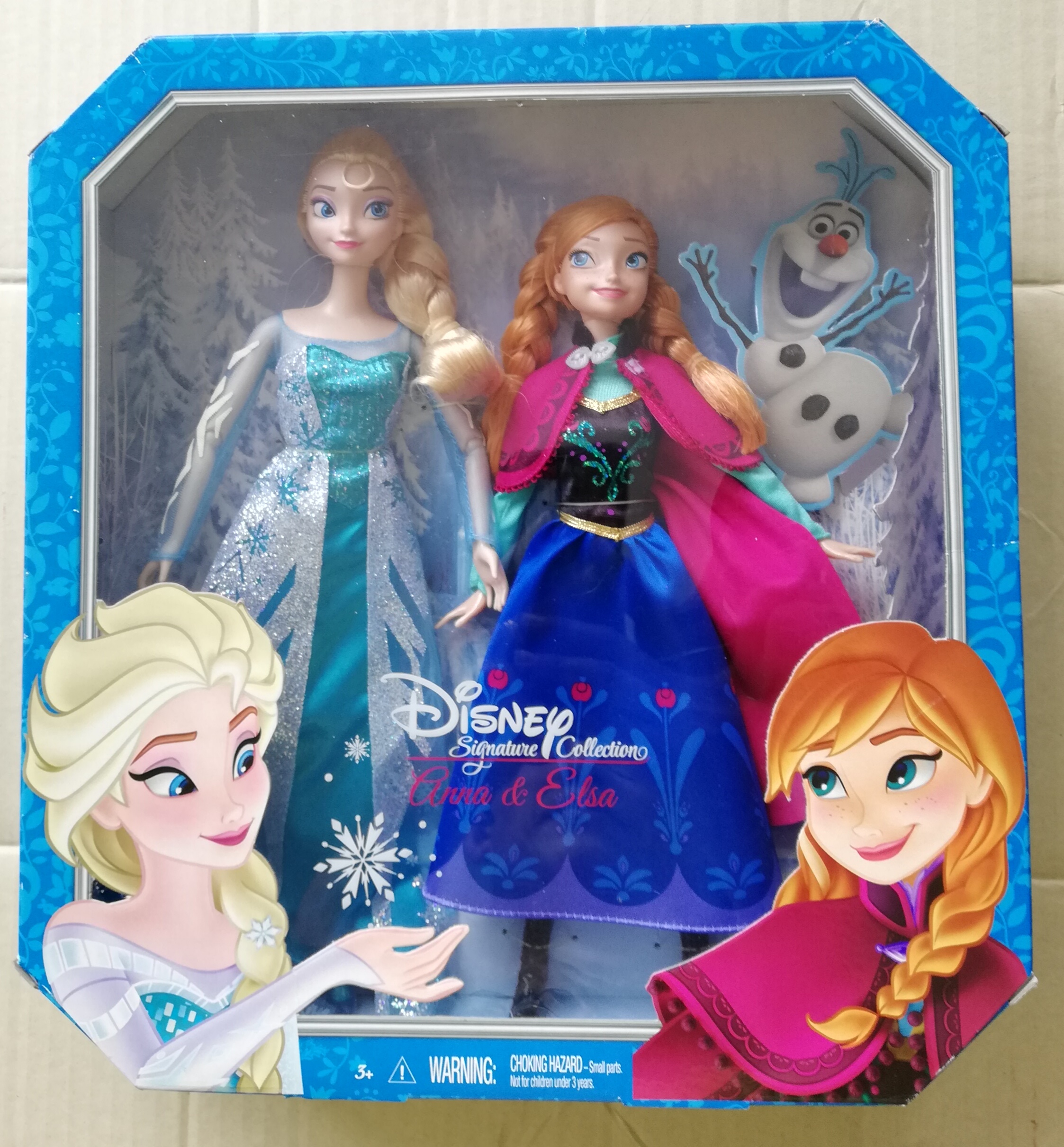 ของสะสมในแพ็ค Disney Princess, Frozen#1 เจ้าหญิงดิสนีย์ โฟรเซ่นภาคแรก Frozen เซ็ทเจ้าหญิงเอลซ่าและเจ้าหญิงแอนนา Elza and Anna, ลิขสิทธิ์ แมทเทลMattel, เก่าเก็บ เก่าเก็บแพ็คมีตำหนิบ้าง
