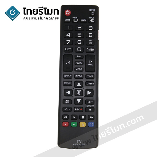 รีโมท แอลจี LG TV รุ่นAKB73715680