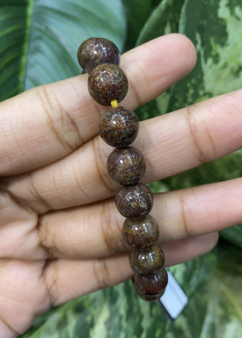 กำไลพลอยแท้ ปีเตอร์ไซต์ Pietersite Bracelet