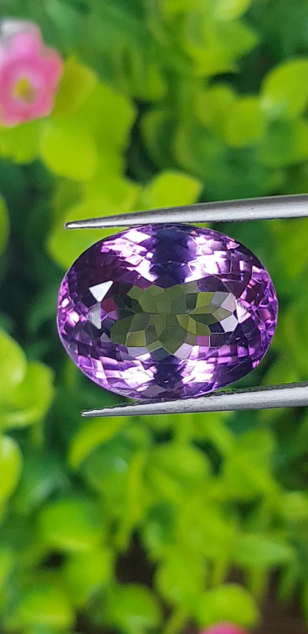 พลอย อเมทิส Amethyst 13.83 กะรัต (Cts.) พลอยแท้ อัญมณีมงคลประจําวันเกิด เครื่องประดับพลอย