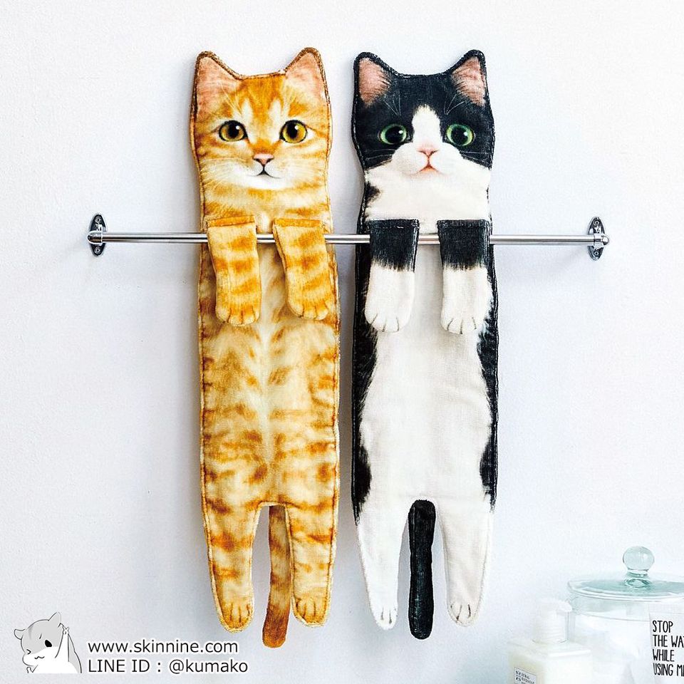 (PRE-ORDER) Kawaii Cat Hand towel ผ้าเช็ดมือน้องเหมี๊ยว