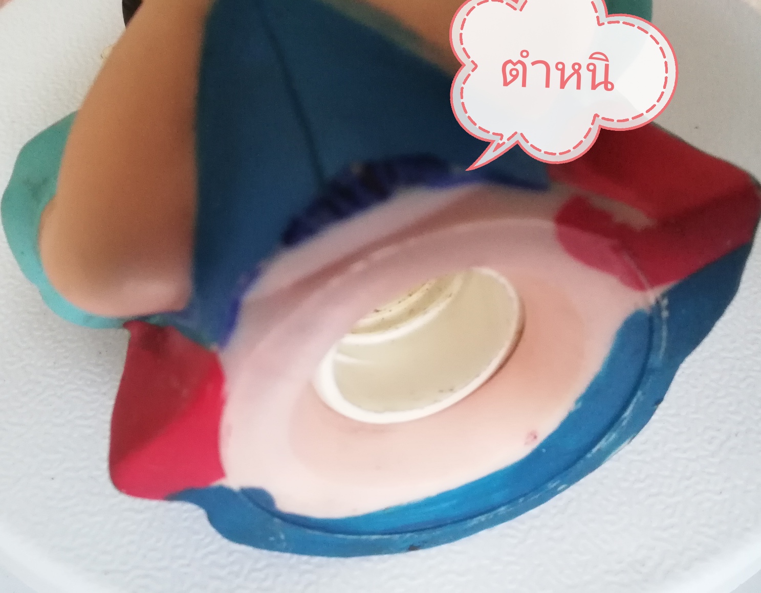 Disney Princess Snow White, bottle cap ของสะสมเจ้าหญิงสโนส์ไวท์ บรัชครึ่งตัวสโนว์ไวท์อุ้มนกสีขาว เป็นฝาขวดแชมพู รุ่นเก่าหน้าการ์ตูน ***งานเก่า มีตำหนิ ตามภาพ