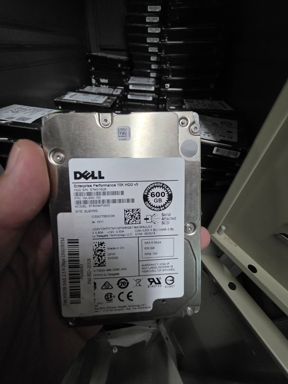 Dell Harddisk SAS 600 GB 15K 2.5"