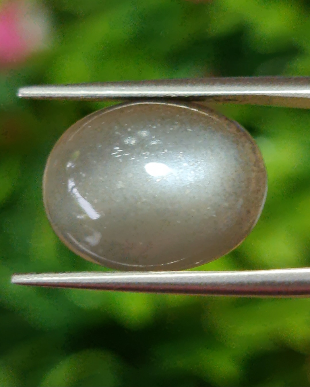 พลอย มุกดาหาร มูนสโตน moonstone 10.45 กะรัต (Cts.) พลอยแท้ อัญมณีมงคลประจําวันเกิด เครื่องประดับพลอย