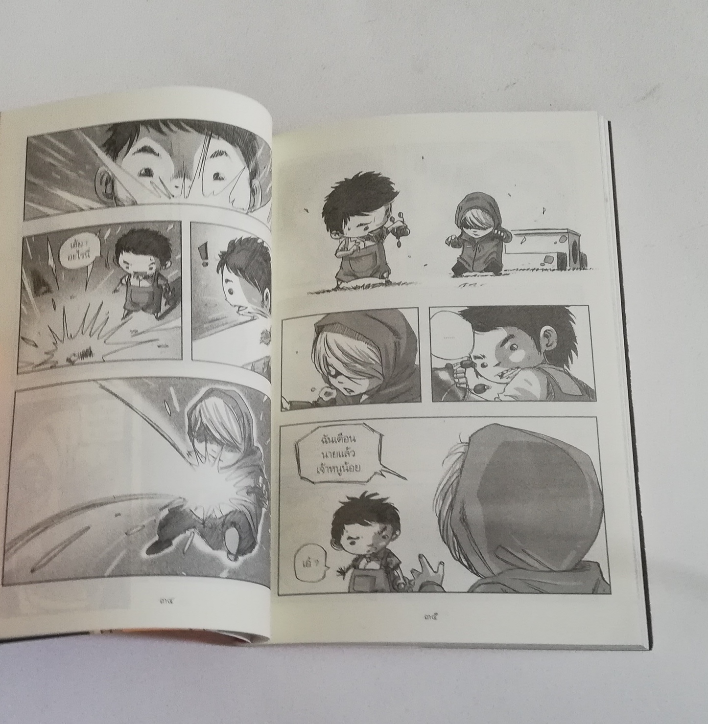 มีหลายภาพหนังสือปกมีตำหนิโปรดตรวจสอบทุกภาพ, หนังสือการ์ตูนจากเดอะดวง เด็กชายตุ๊กตา พิมพ์ครั้งที่ 3 กุมภาพันธ์ 2553 เรื่องและภาพโดยเดอะดวง