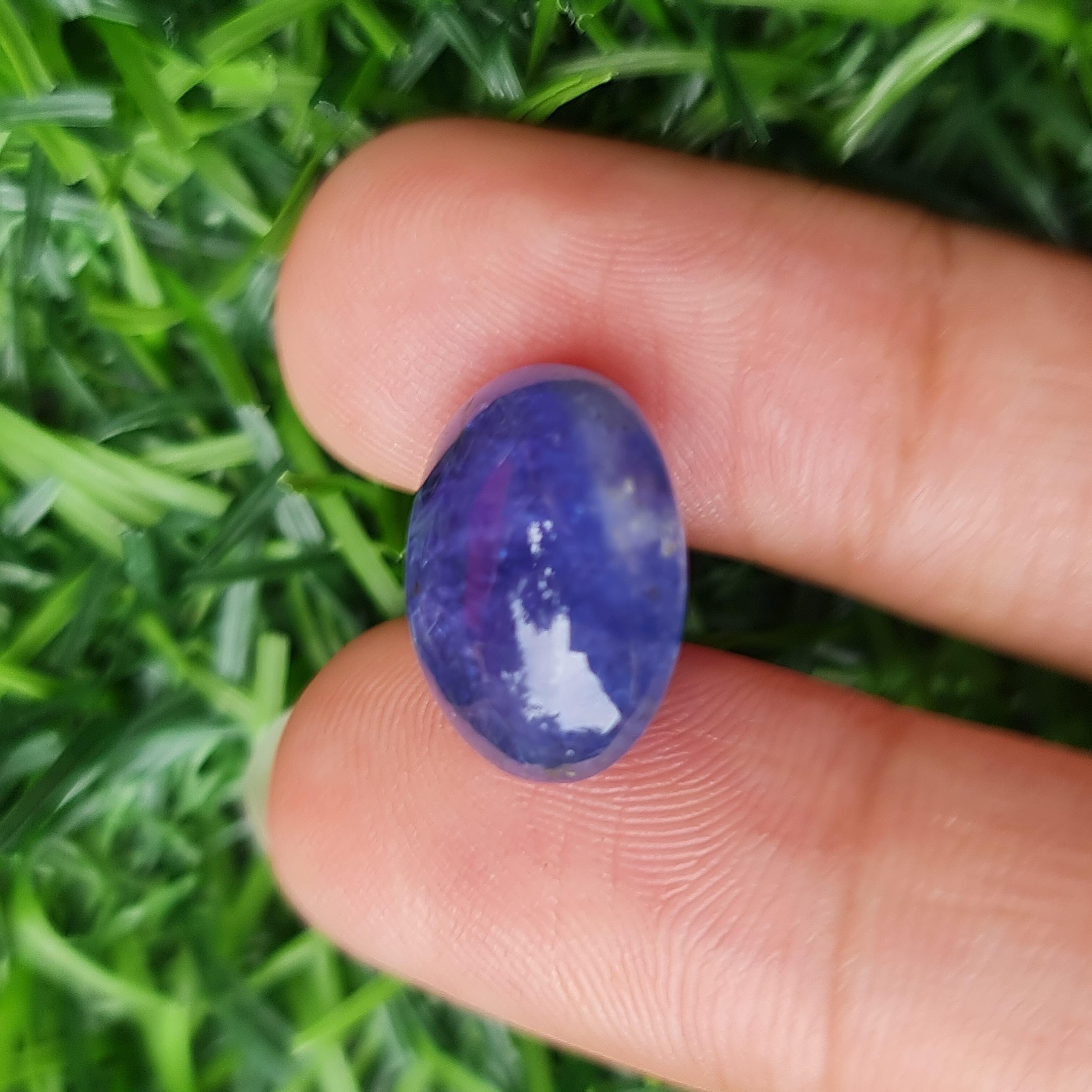 พลอย แทนซาไนท์ Tanzanite 11.72กะรัต (Cts.) พลอยแท้ อัญมณีมงคลประจําวันเกิด เครื่องประดับพลอย