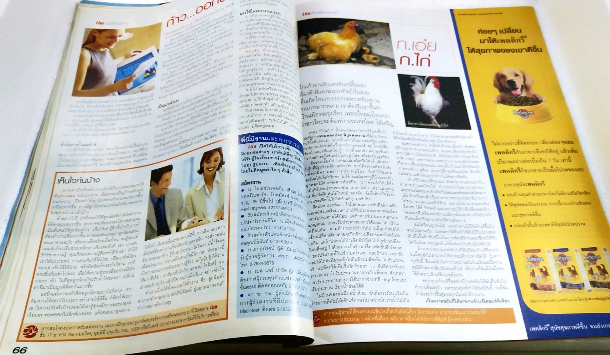 นิตยสารเก่า LISA ปกฟ้า ชนิกา Vol.3, No.19, 12.9.2002 นิตยสารแนวใม่ มีทุกสิ่งที่ผู้หญิงอยากรู้ ,Fabulous at every age 20,30,40,50+ เคล็ดลับความงามสาว4;ัย ในแวดวงสังคม