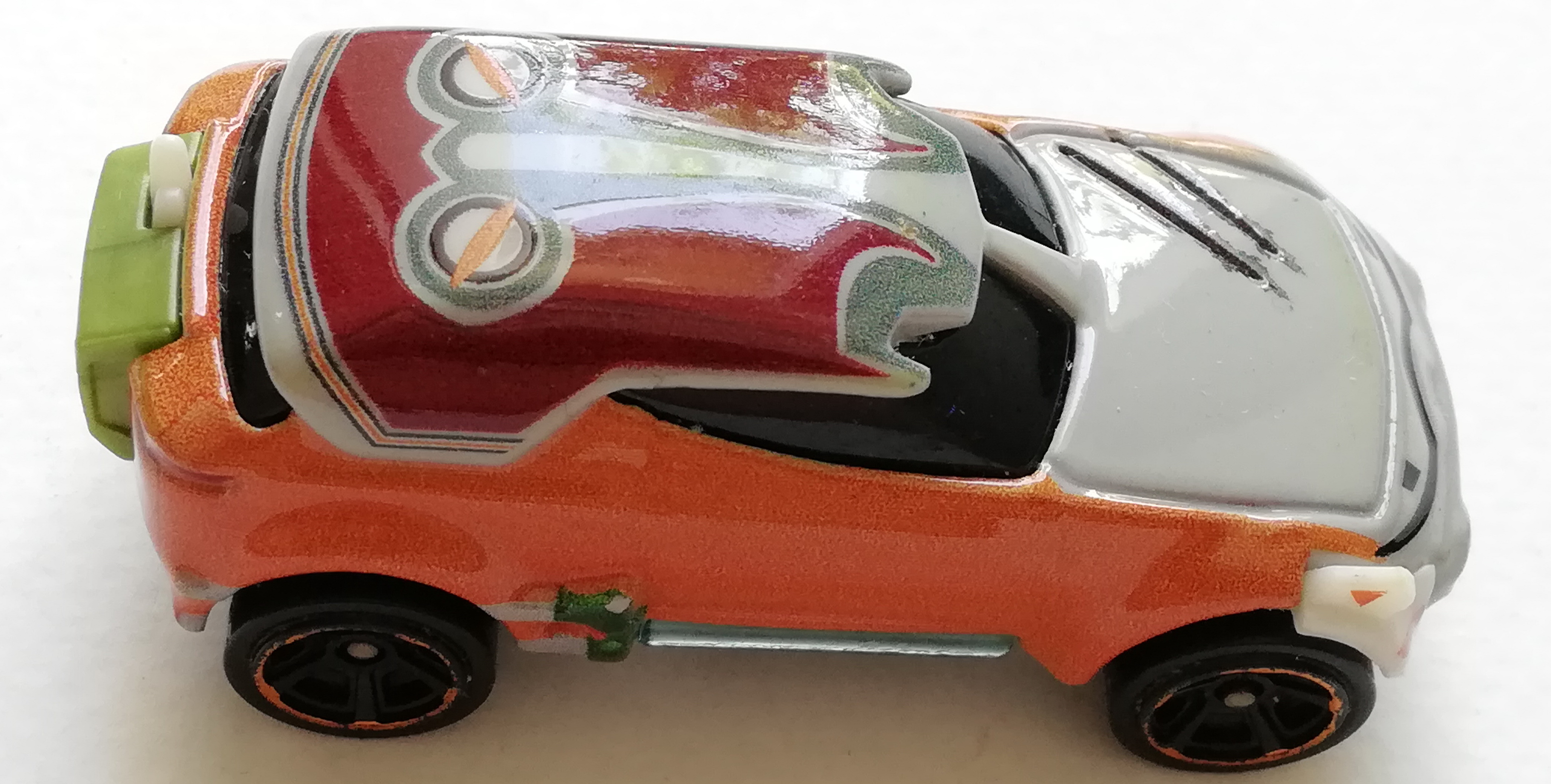 Die Cast, รถเหล็กสีส้มลายเอสร่า บริสเจอร์ EZRA BRIDGER จาก สตาร์วอรส์ Star Wars ,DLA73,2016 Mattel**ไม่มีแพ็ค