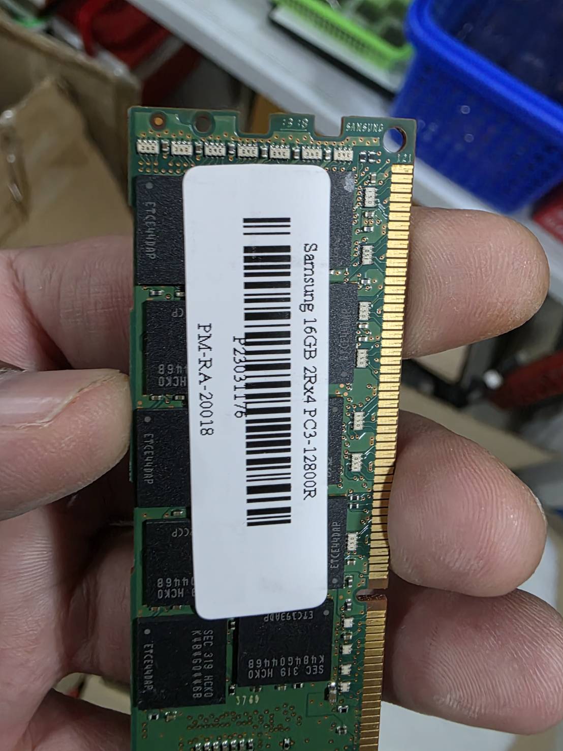 Ram Server Samsung 16GB 2Rx4 PC3-12800R มี 52 ตัว