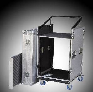 XXL CR-8U ตู้แร็คเครื่องเสียง Rack 8U ด้านบนวาง มิกเซอร์ได้ ผิวอลูมิเนียม แร็คเครื่องเสียง