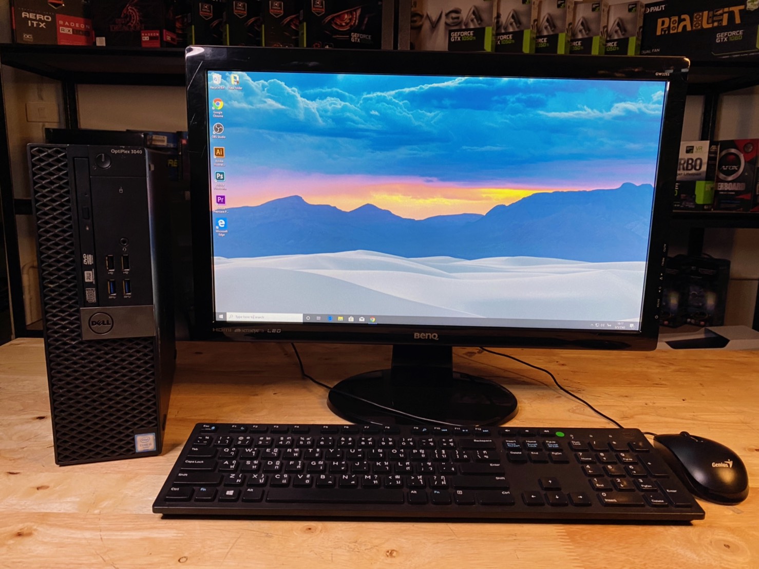 Dell Optiplex 3040 SFF ssd 240 จอ 22 นิ้ว
