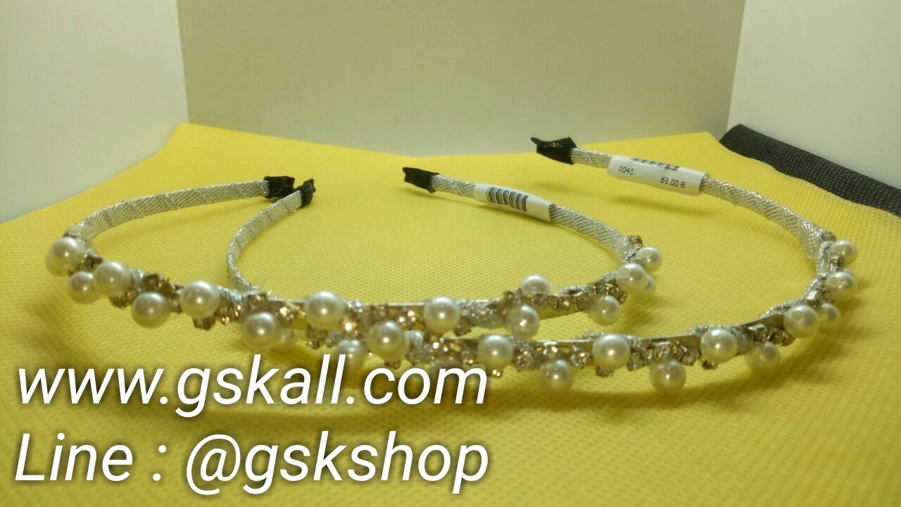 ไม้คาดผมไข่มุก GSK SHOP กิ๊ฟช้อบถูกใจ สนใจกดสั่งซื้อเลย