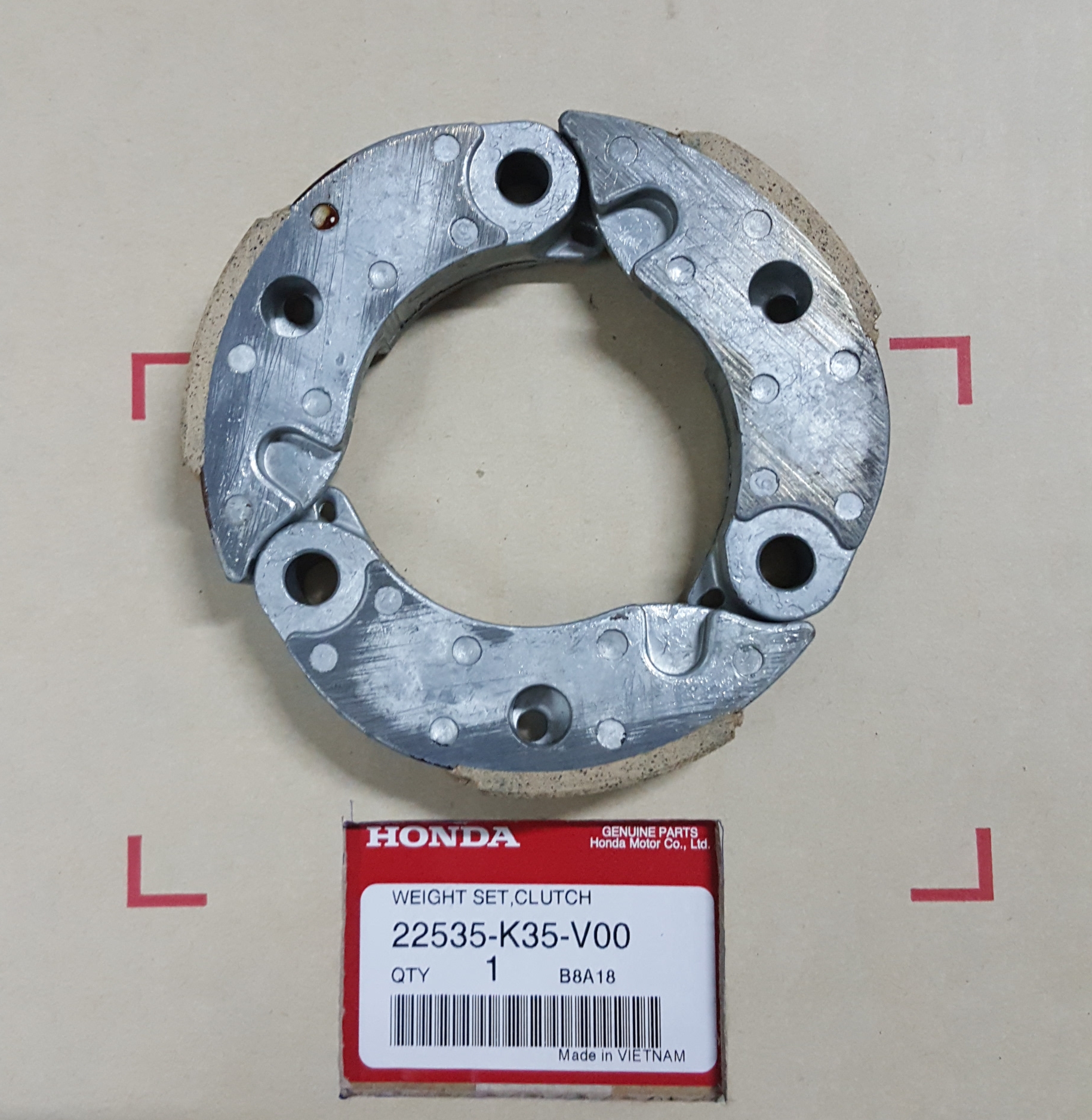 ขุดก้อนคลัทช์พูลเลย์หลัง PCX150E-G/คลิก125ไอ(ตัวF)