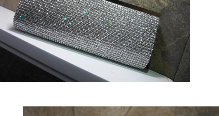 Pre-order กระเป๋าออกงาน Evening Clutch ทรงหรู คริสตัลทั้งใบ พร้อมสายสะพายสั้น/ยาว