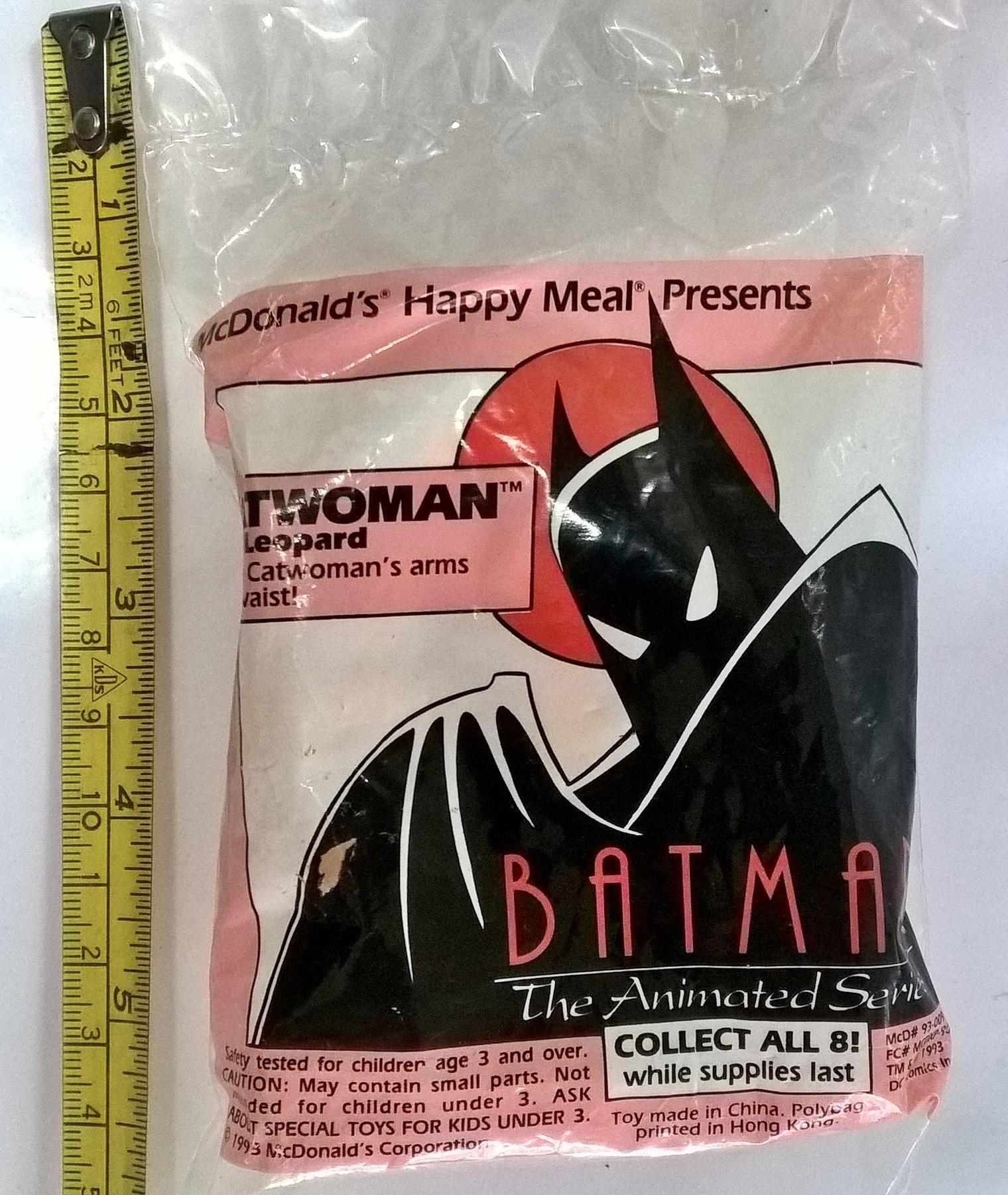 Catwoman งานพรีเมี่ยม Happy Meal, Batman, the Animated Series ของ Macdonald งานนอก