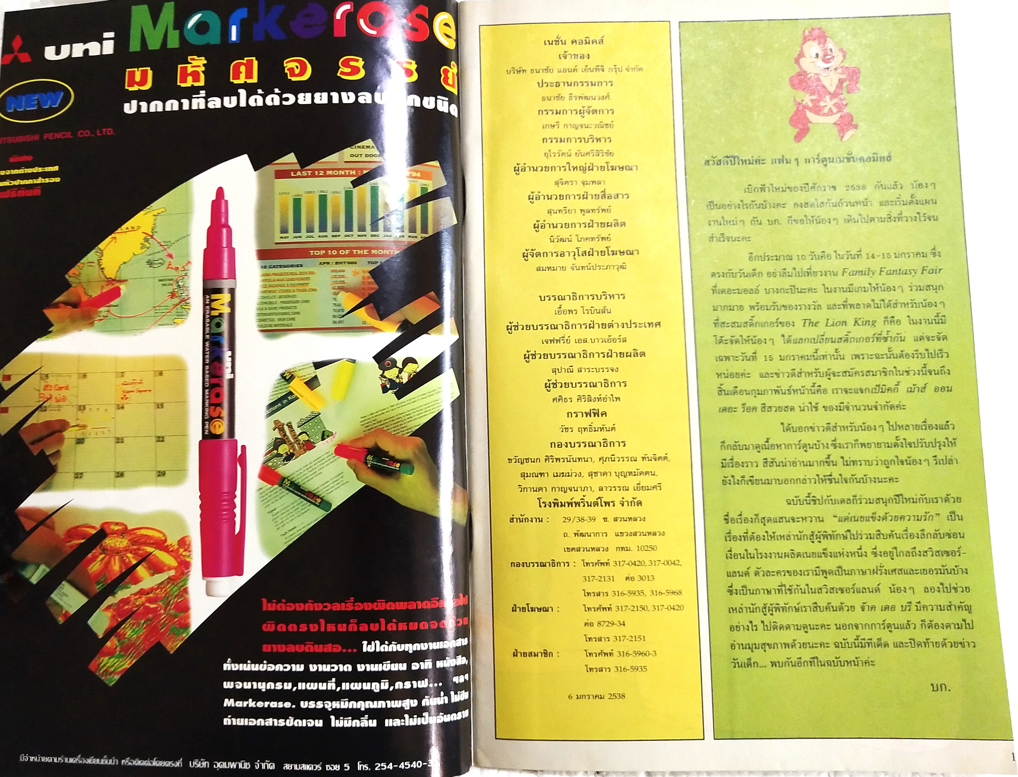 นิตยสารการ์ตูนเก่าภาษาไทย -อังกฤษ ชิป กับ เดล CHIP 'N' DALE ฉบับที่ 156 Walt Disney , ตอน แด่เนยแข็งด้วยความรัก