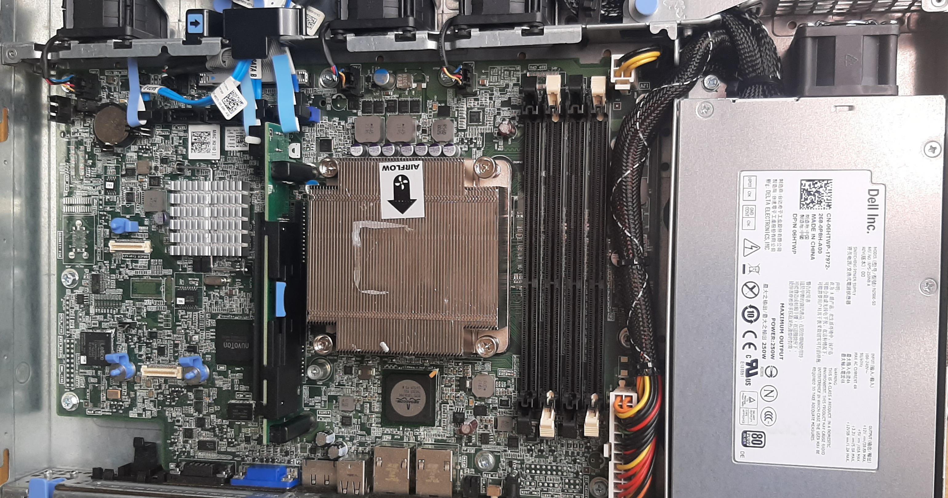 Server มือสอง Dell PowerEdge R210 II (เครื่องเปล่า ไม่มี CPU Ram HDD)