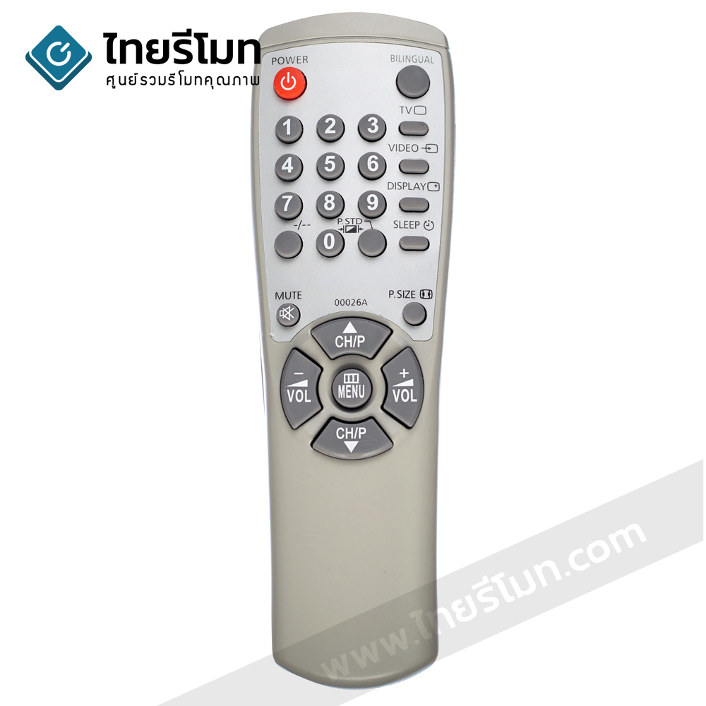 รีโมททีวี Samsung รุ่น00026A