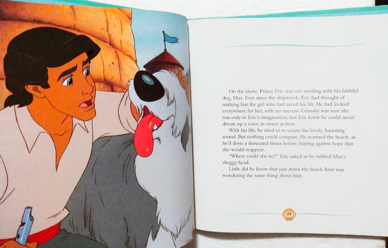 หนังสือนิทานภาพสวย**ปกหลังมีตำหนิตรงสันบนและมีรอยตามภาพ, เจ้าหญิงเงือกน้อย แอเรี่ยล The Little Mermaid