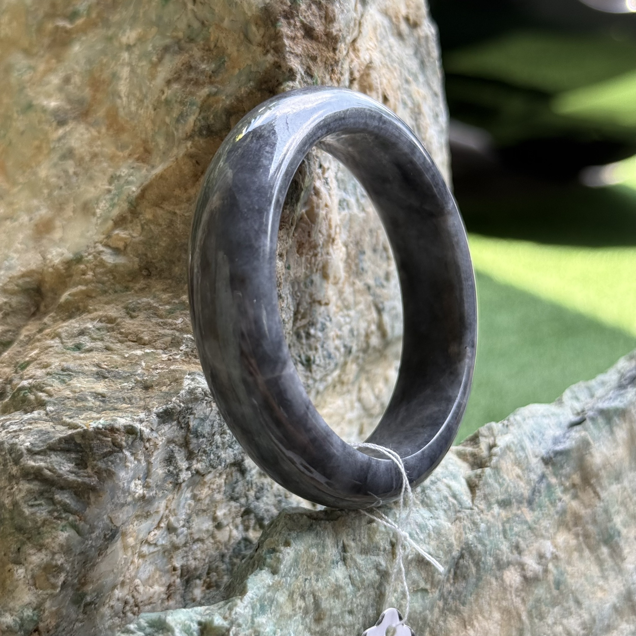 JB6804142 หยก พม่า แท้ Jade กำไลหยก 52.5 มม. (Jadeite bracelet) พม่า (Myanmar)