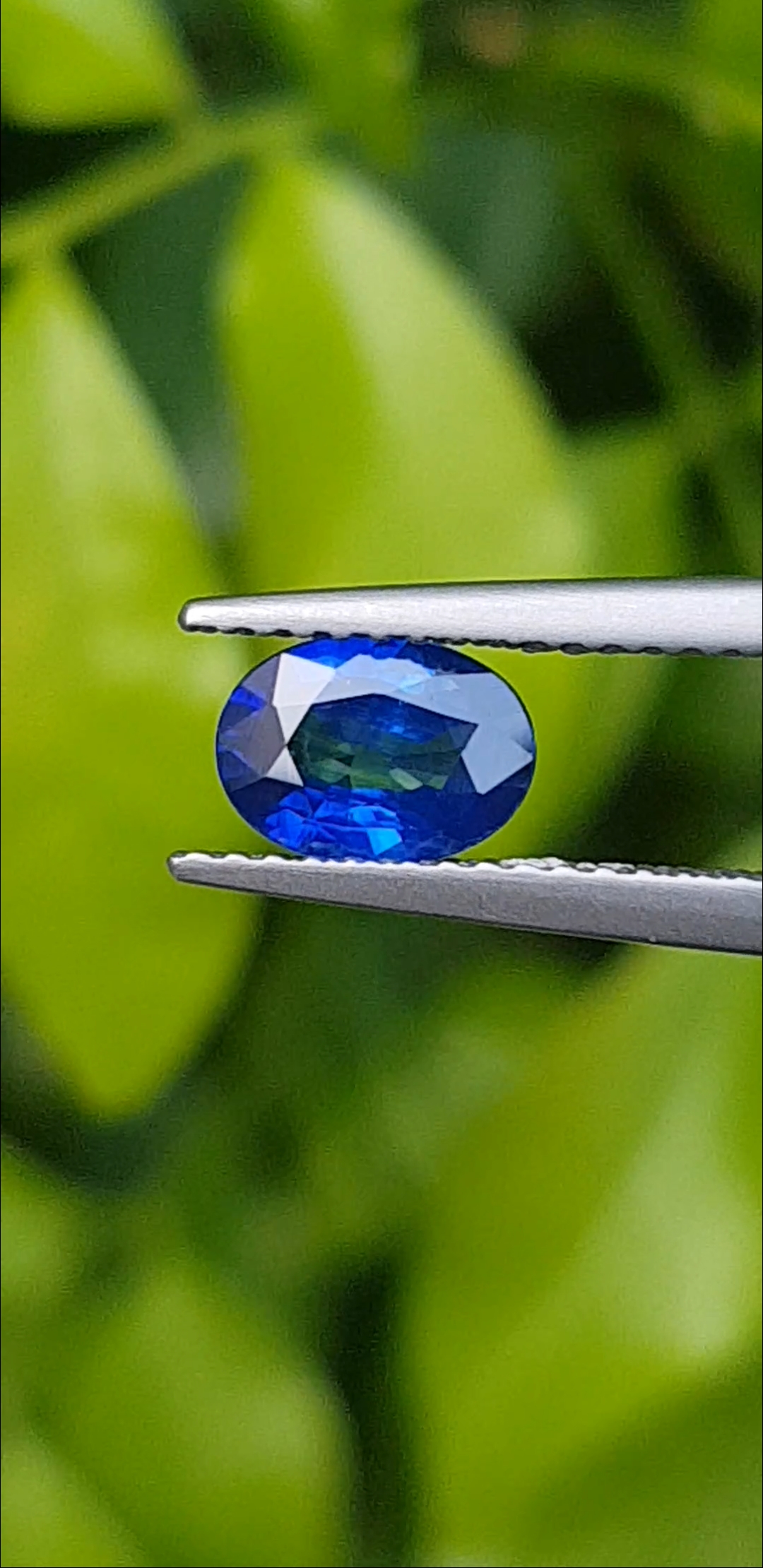 พลอย ไพลิน Blue Sapphire 0.80 กะรัต (Cts.) พลอยแท้ อัญมณีมงคลประจําวันเกิด เครื่องประดับพลอย