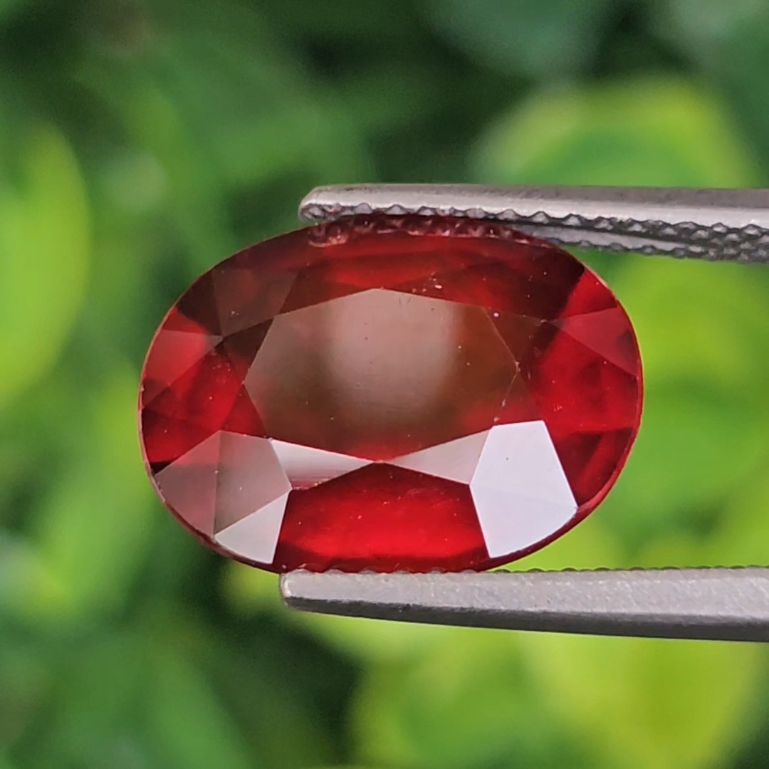 พลอย เฮลโซไนท์ การ์เน็ท Hessonite Garnet 6.25 กะรัต (Cts.) พลอยแท้อัญมณีมงคล ประจําวันเกิด เครื่องประดับพลอย
