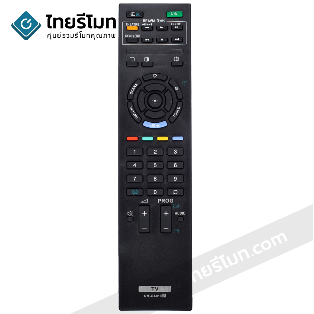 รีโมททีวี Sony รุ่นGA019 *ดูรูปทรงให้เหมือนตัวเดิม*
