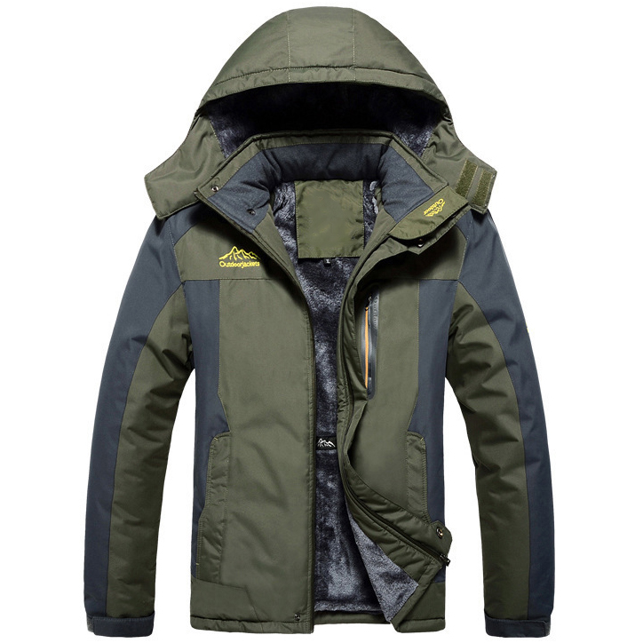 Outdoor เสื้อกันหนาวติดลบ กันหิมะ ซับขน ฮู้ดถอดได้ (10144MM)