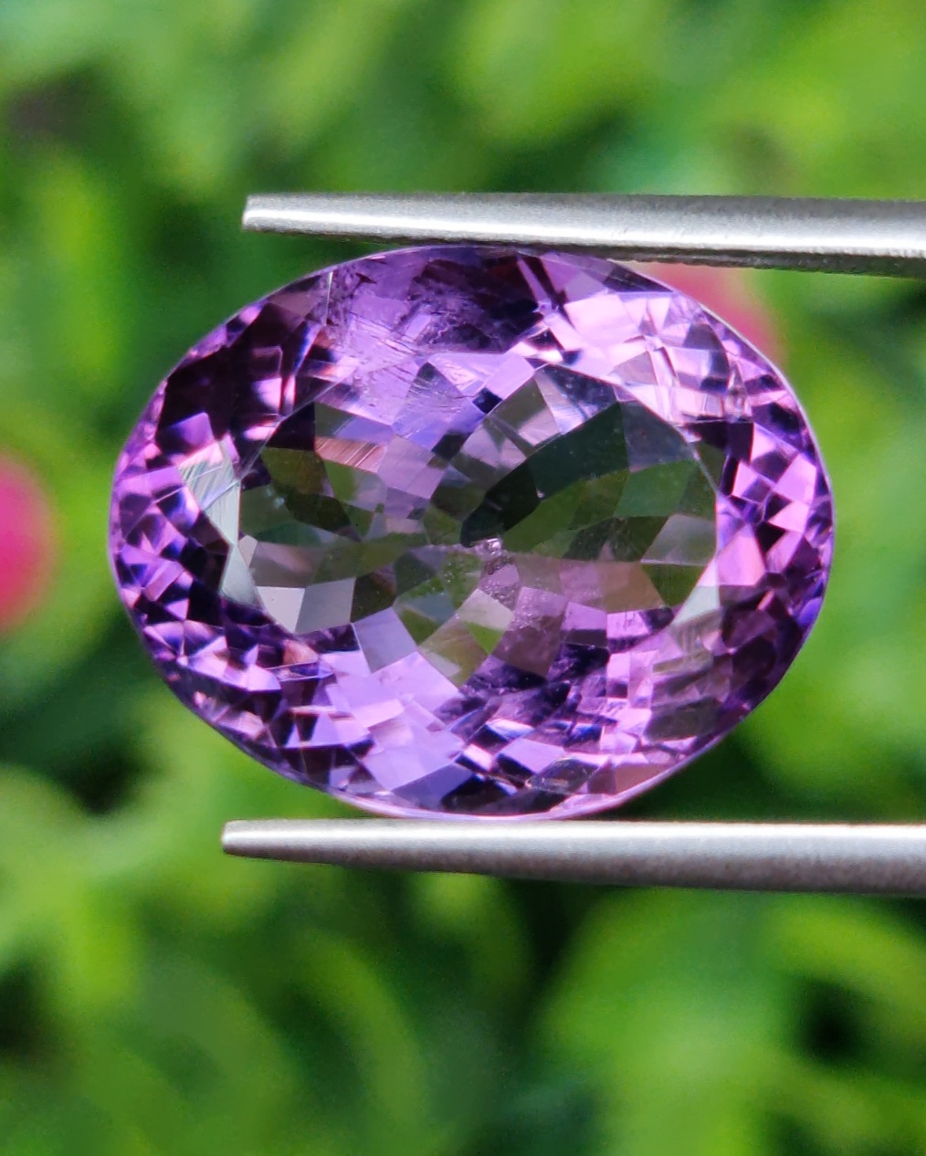 พลอย อเมทิส Amethyst 14.43 กะรัต (Cts.) พลอยแท้ อัญมณีมงคลประจําวันเกิด เครื่องประดับพลอย