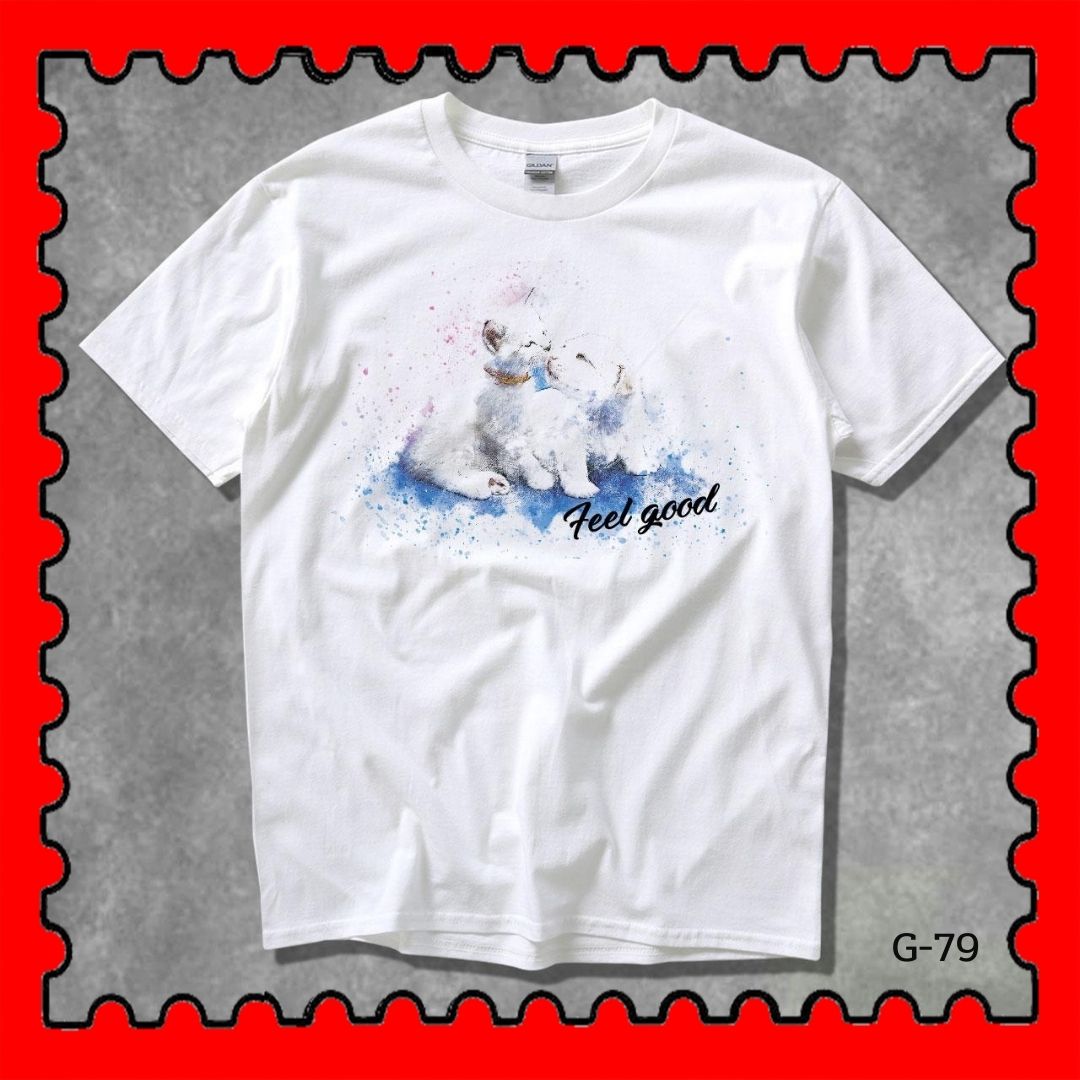 STAMPCOTTON Gildan เสื้อยืดพูดได้ ระบบดิจิตอล DTG งานละเอียด สีฉ่ำสดใส สียึดติดดีเยี่ยม