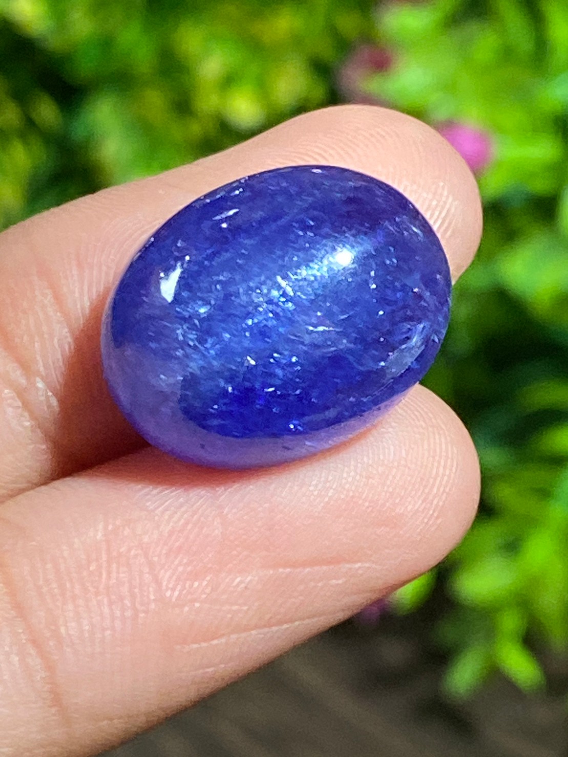 พลอย แทนซาไนท์ Tanzanite 25.16 กะรัต (Cts.) พลอยแท้ อัญมณีมงคลประจําวันเกิด เครื่องประดับพลอย