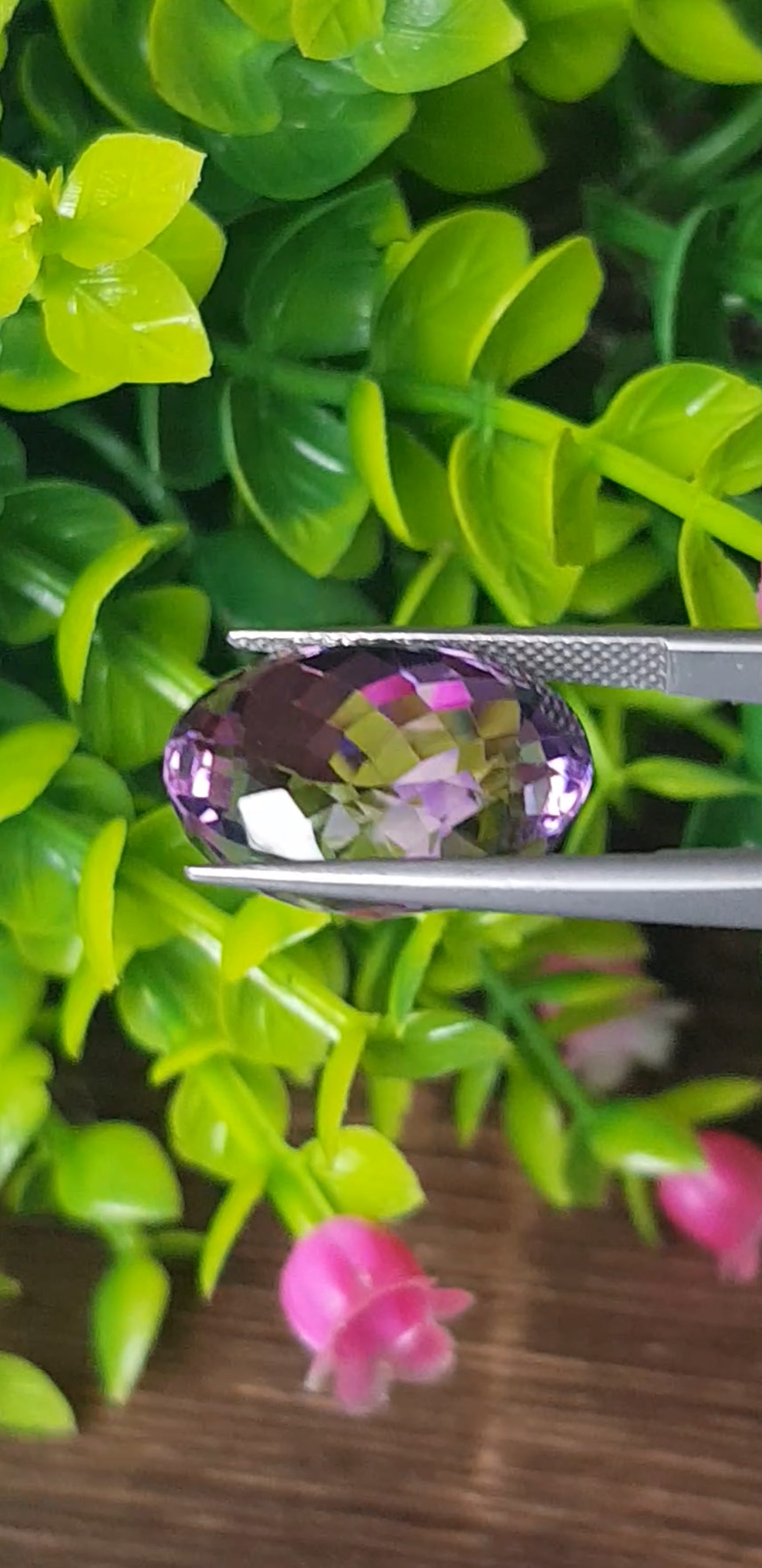 พลอย อเมทิส Amethyst 17.25 กะรัต (Cts.) พลอยแท้ อัญมณีมงคลประจําวันเกิด เครื่องประดับพลอย