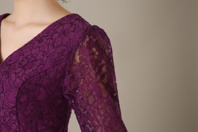 Pre-order ชุดราตรียาว ชุดเพื่อนเจ้าสาว ผ้าชีฟอง อกแต่งลูกไม้ แต่งเพชรที่เอว