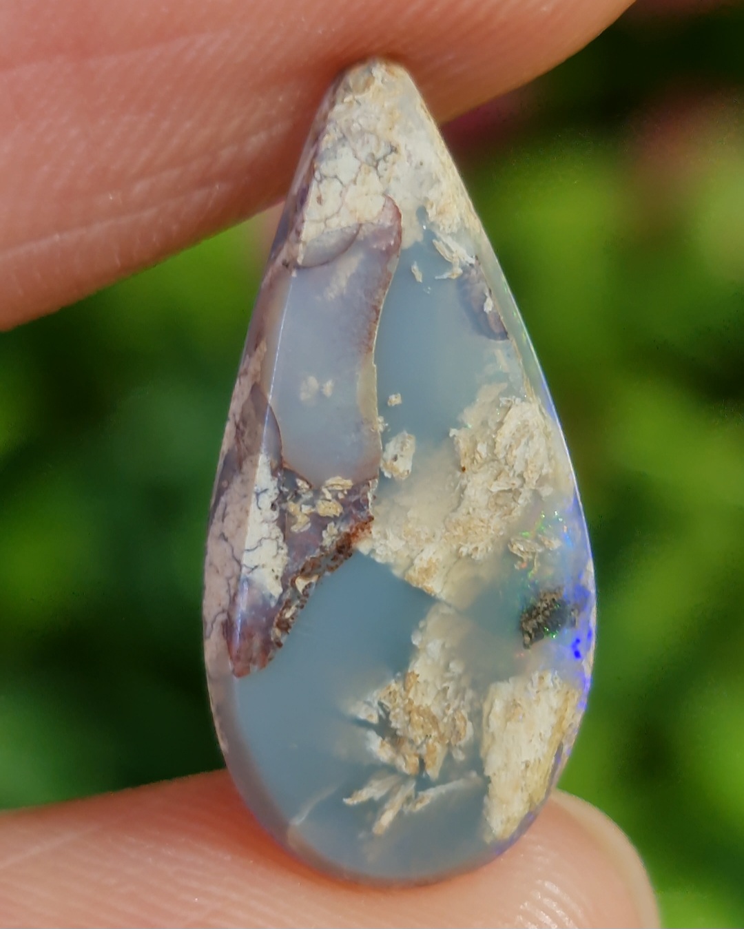 พลอย โบลเดอร์ โอปอล ออสเตรเลีย Australian Boulder Opal 2.37 กะรัต (Cts.) พลอยแท้ อัญมณีมงคลประจําวันเกิด เครื่องประดับพลอย