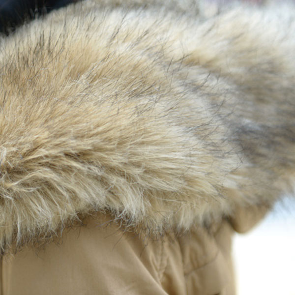 เสื้อโค้ทกันหนาวรุ่นหนาใส่ติดลบ ซับขนนุ่มเต็มตัว มีฮู้ดแต่งเฟอร์ถอดได้ (11719X)