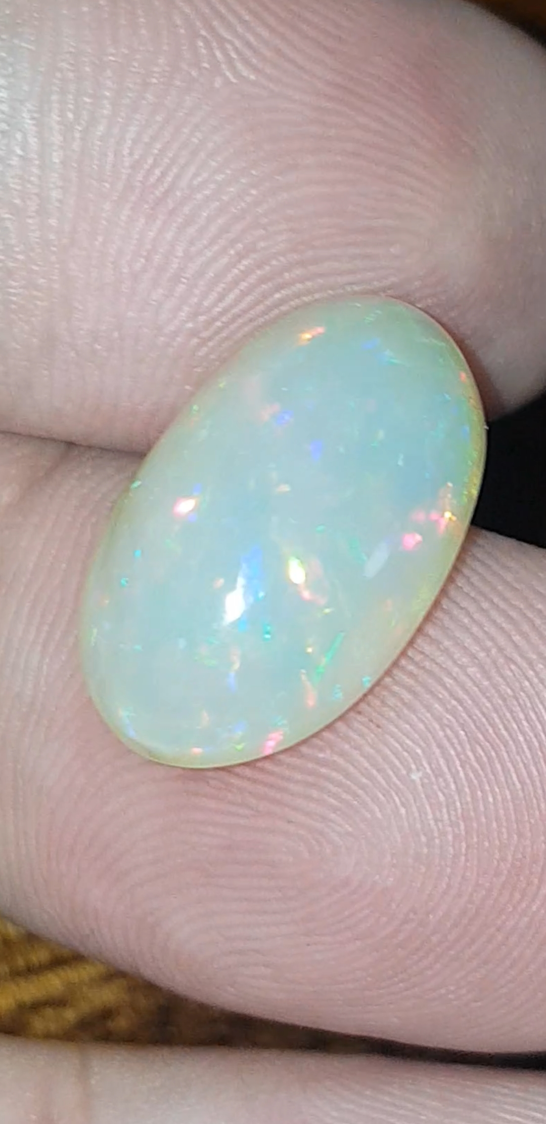 พลอย โอปอล Opal 7.35 กะรัต (Cts.) พลอยแท้ อัญมณีมงคลประจําวันเกิด เครื่องประดับพลอย