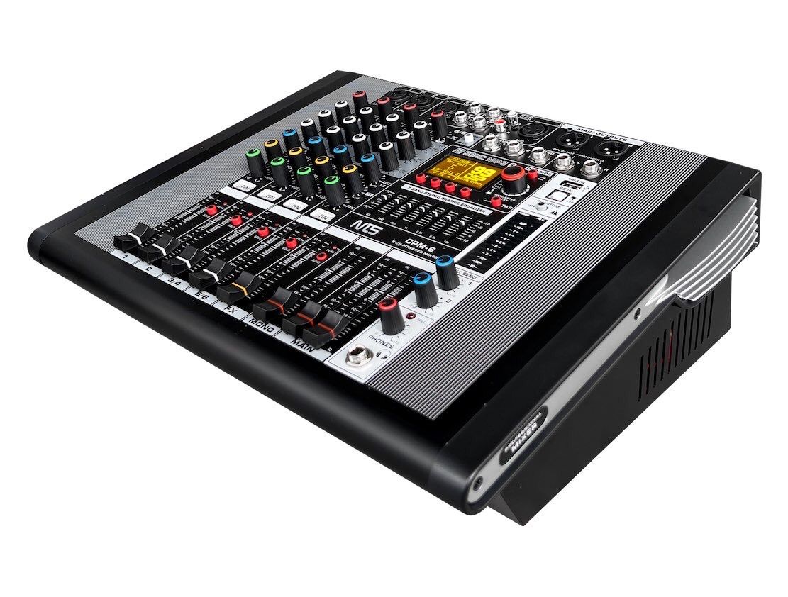 NTS CPM-6 PowerMixer 6 โมโนอินพุท, 2 สเตอริโอ
