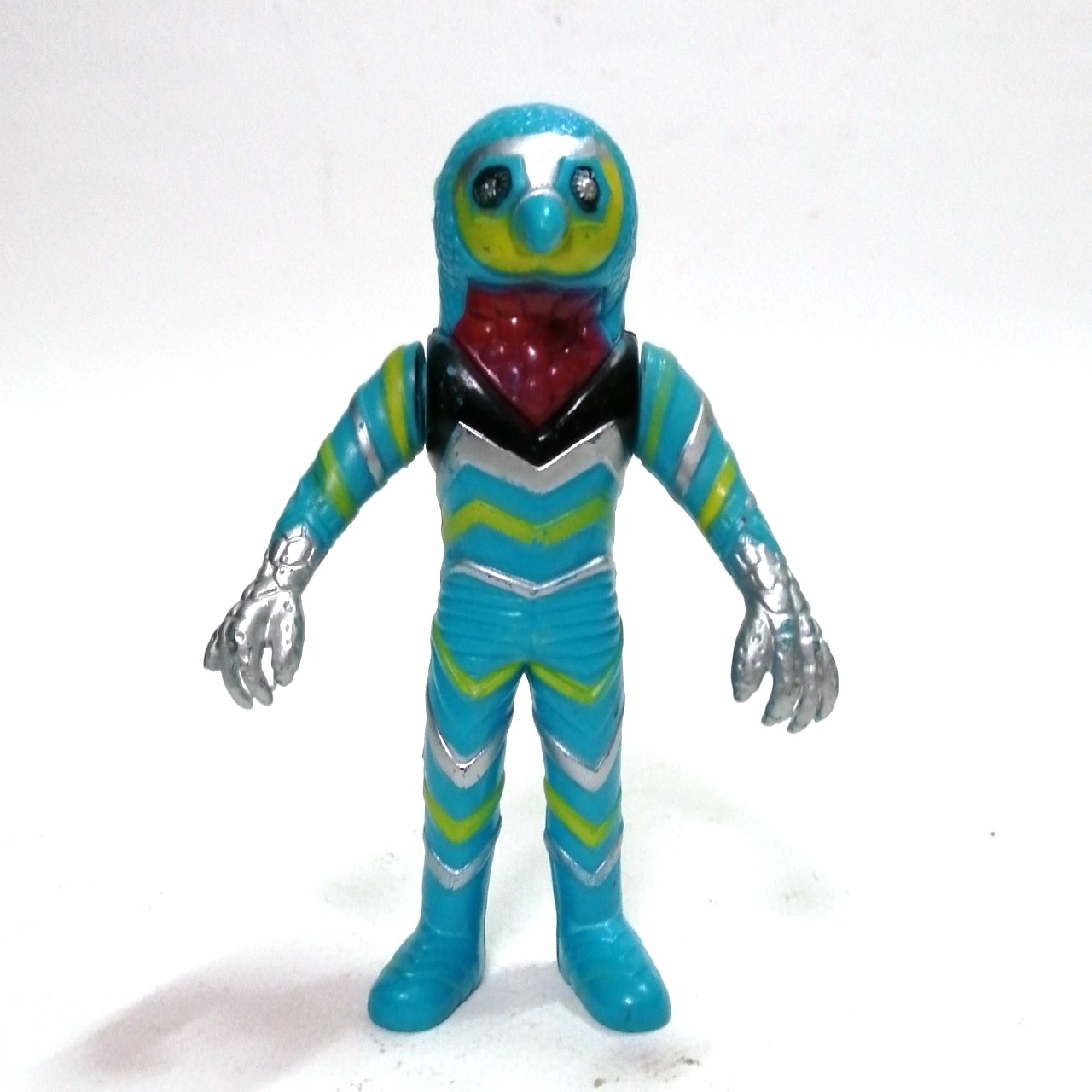 ฟิกเกอร์ 4 - 4,5 นิ้ว ขนาดตามรูป งานไทย งานเก่า มนุษย์ดาวกัส จากอุลตร้าเซเว่น ขยับแขนขาได้ พลาสติกโปร่ง สภาพดีมีรอยบ้าง ค่อนข้างหายาก