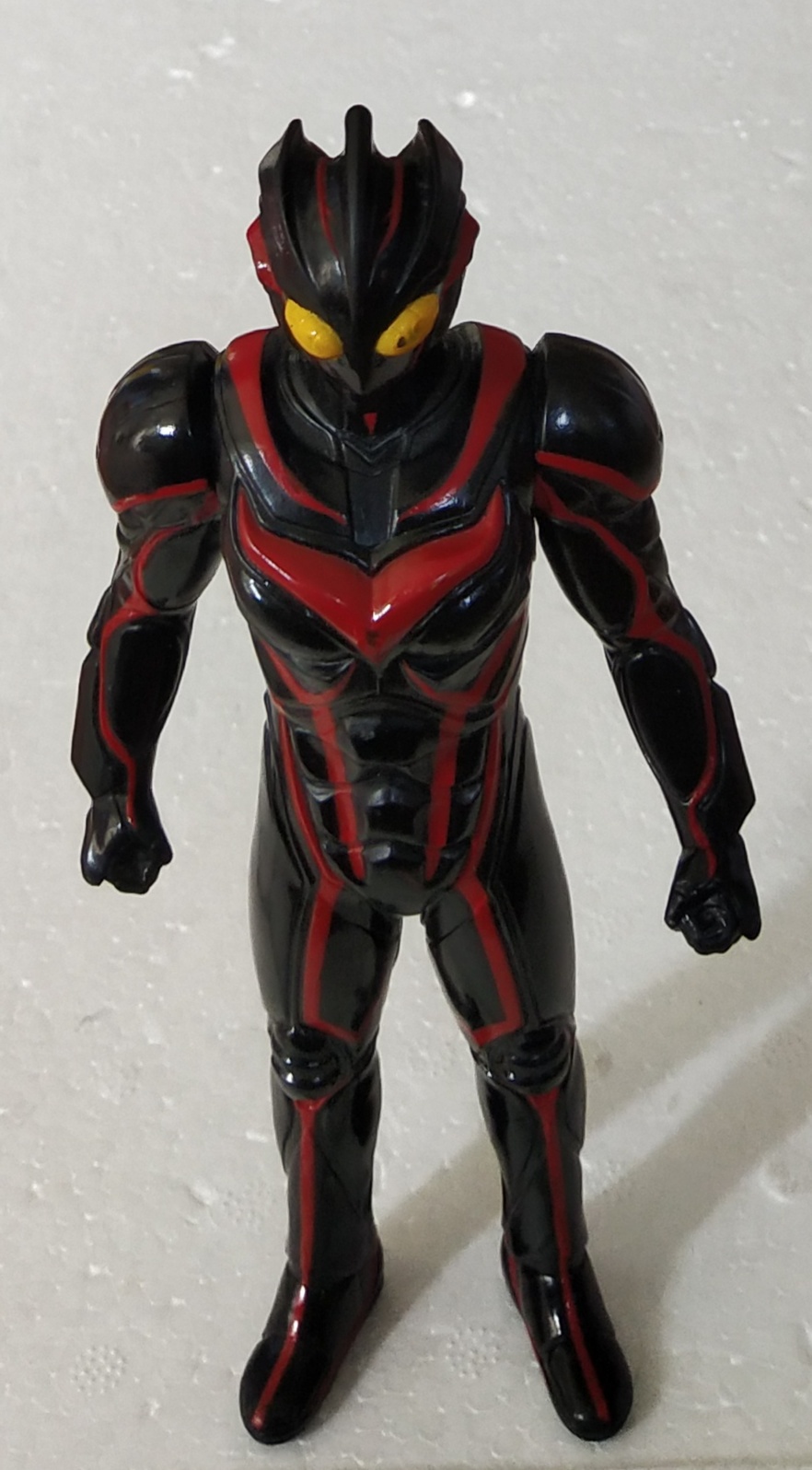 ของสะสม **สีตาถลอกตามภาพ ซอฟ 7นิ้ว ดาร์คซากิ ตัวร้ายจากอุลตร้าแมนโนอา Dark Saki, Ultraman NOA สภาพดี