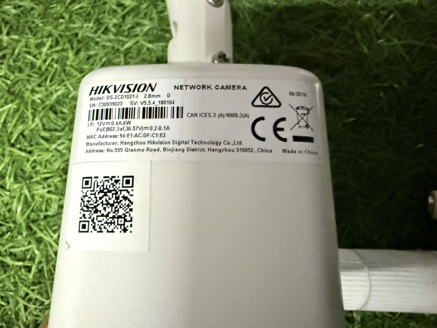 Network Camera Hikvision DS-2CD1021-I มี 12 ตัว