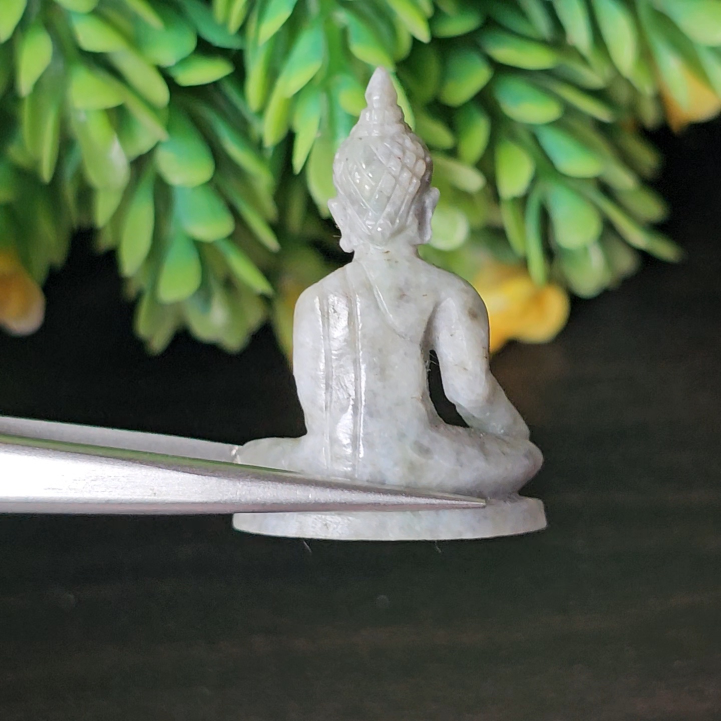 หยก แกะสลัก รูป พระ (Burmese jadeite) 27.54 กะรัต (cts.) หยก พม่า แท้